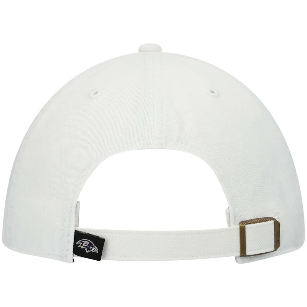 Baltimore Ravens '47 Clean Up Adjustable Hat - White outlet