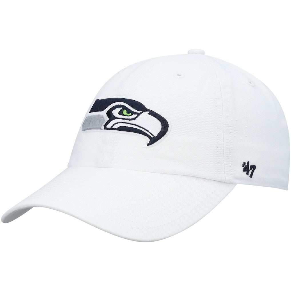 Seattle Seahawks '47 Clean Up Adjustable Hat - White discount