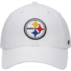 Pittsburgh Steelers '47 Logo Clean Up Adjustable Hat - White on sale