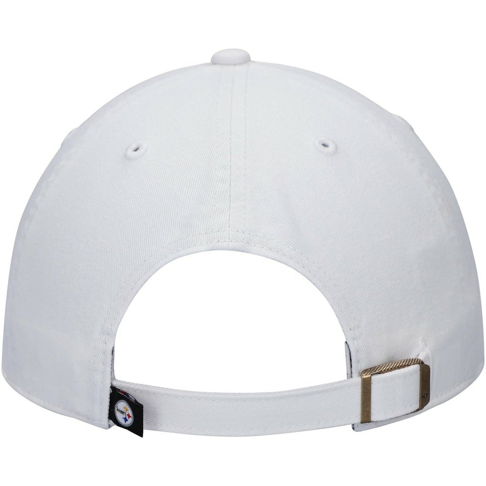 Pittsburgh Steelers '47 Clean Up Adjustable Hat - White discount