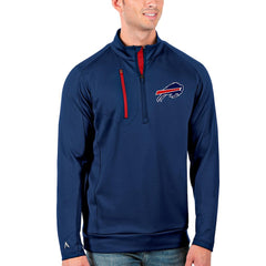 Buffalo Bills Antigua Generation Quarter-Zip Pullover Jacket - Royal/Red for sale