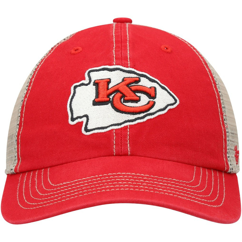 Kansas City Chiefs '47 Trawler Trucker Clean Up Snapback Hat - Red/Natural online