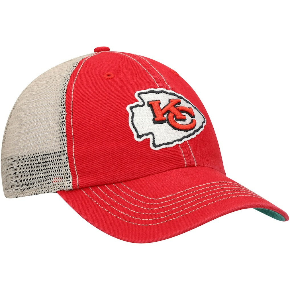 Kansas City Chiefs '47 Trawler Trucker Clean Up Snapback Hat - Red/Natural online