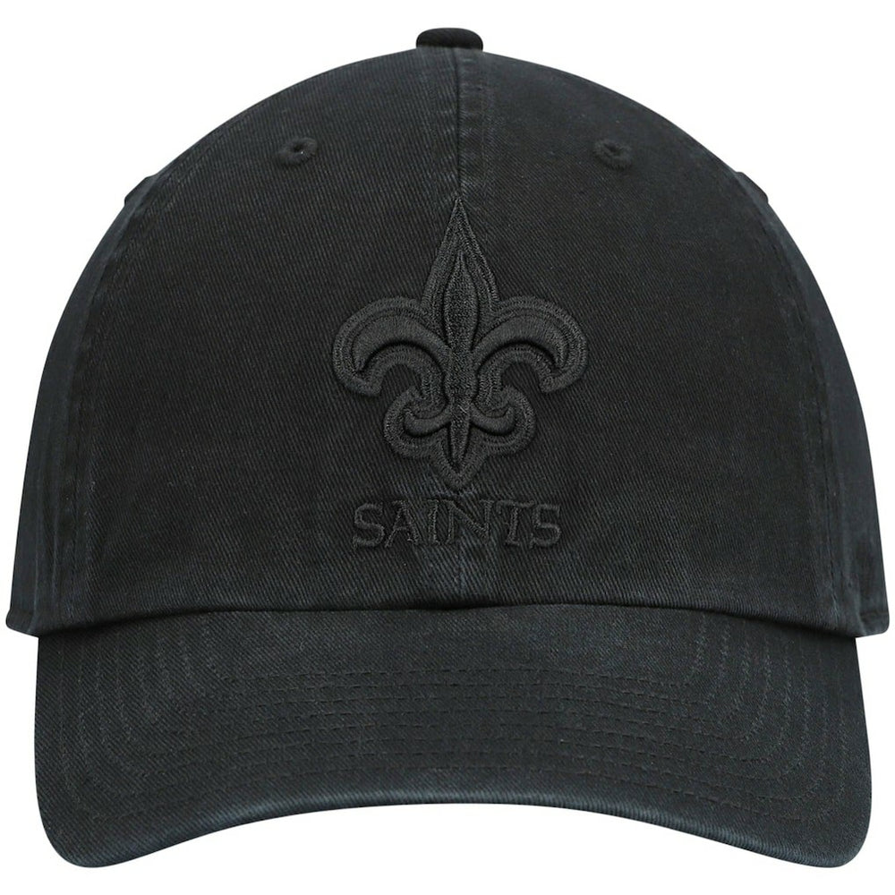 New Orleans Saints '47 Team Tonal Clean Up Adjustable Hat - Black discount