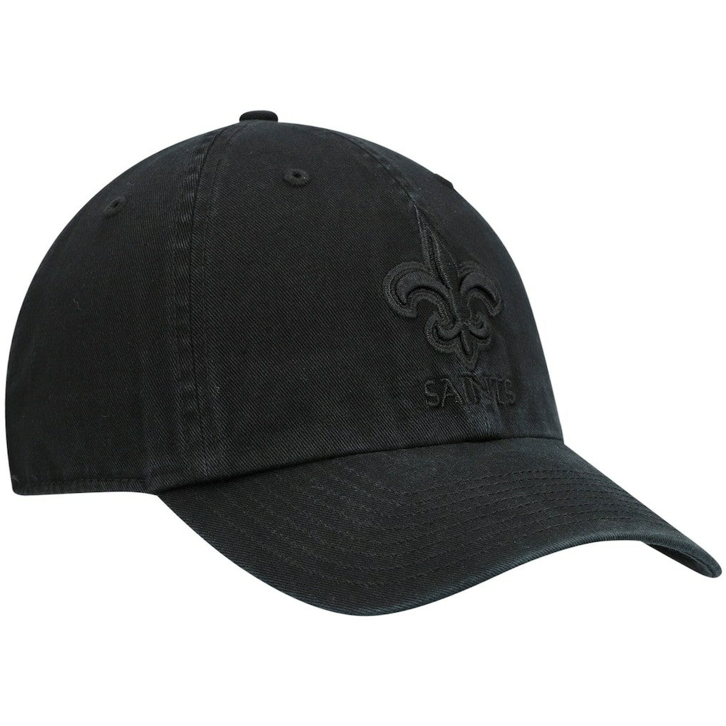 New Orleans Saints '47 Team Tonal Clean Up Adjustable Hat - Black discount