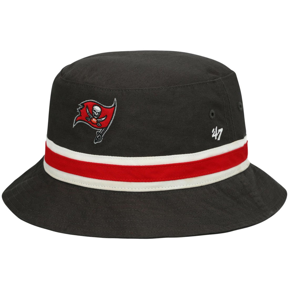 Tampa Bay Buccaneers '47 Striped Bucket Hat - Graphite outlet