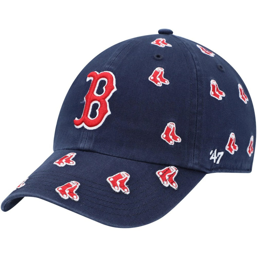 Boston Red Sox Confetti Clean Up Adjustable Hat - Navy | 47 brand