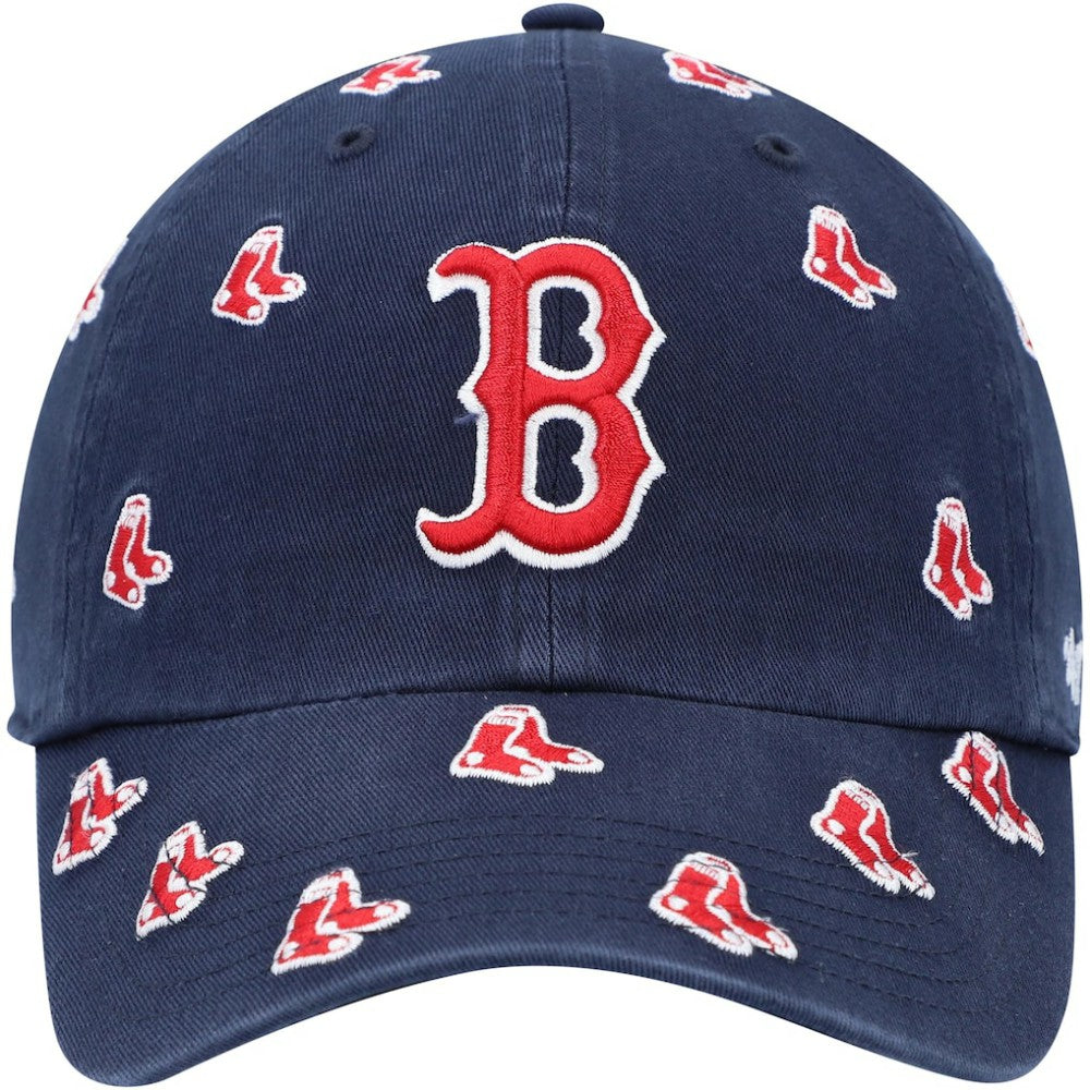 Boston Red Sox Confetti Clean Up Adjustable Hat - Navy | 47 brand