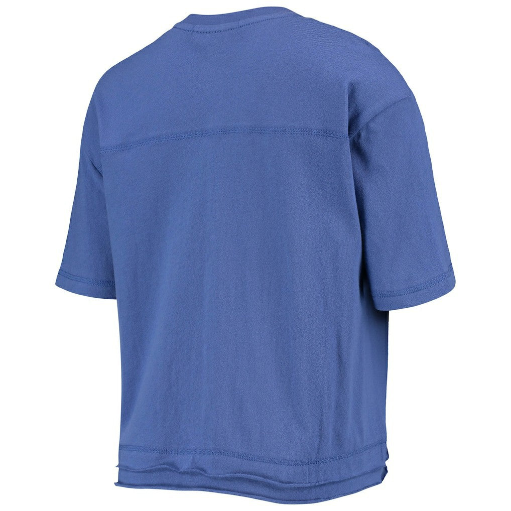 Philadelphia 76ers Junk Food Women's Gradient Crop Top - Royal sale