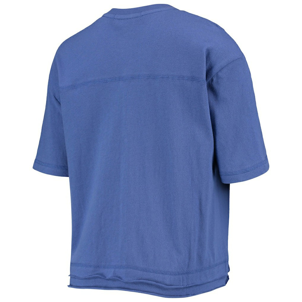 Philadelphia 76ers Junk Food Women's Gradient Crop Top - Royal sale