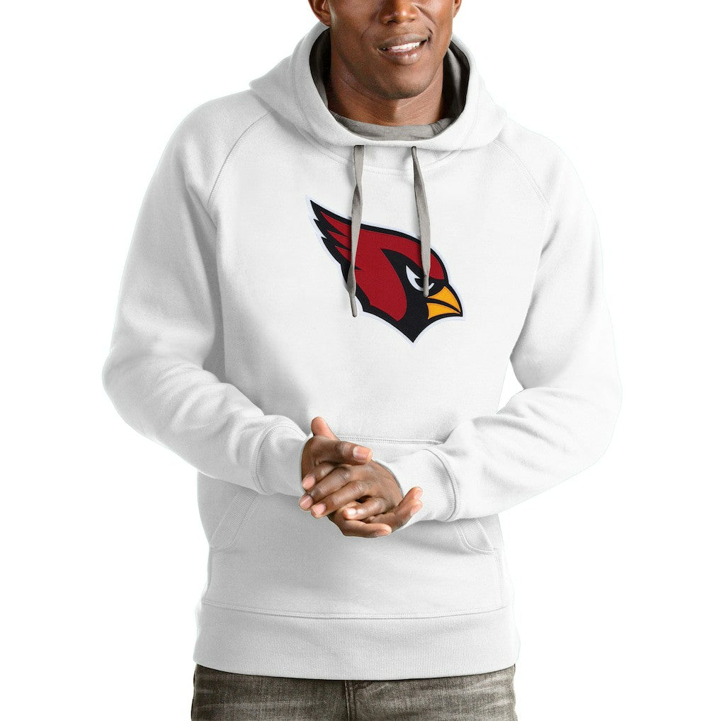 Arizona Cardinals Antigua Victory Pullover Hoodie - White on sale