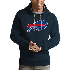 Buffalo Bills Antigua Victory Pullover Hoodie - Navy online