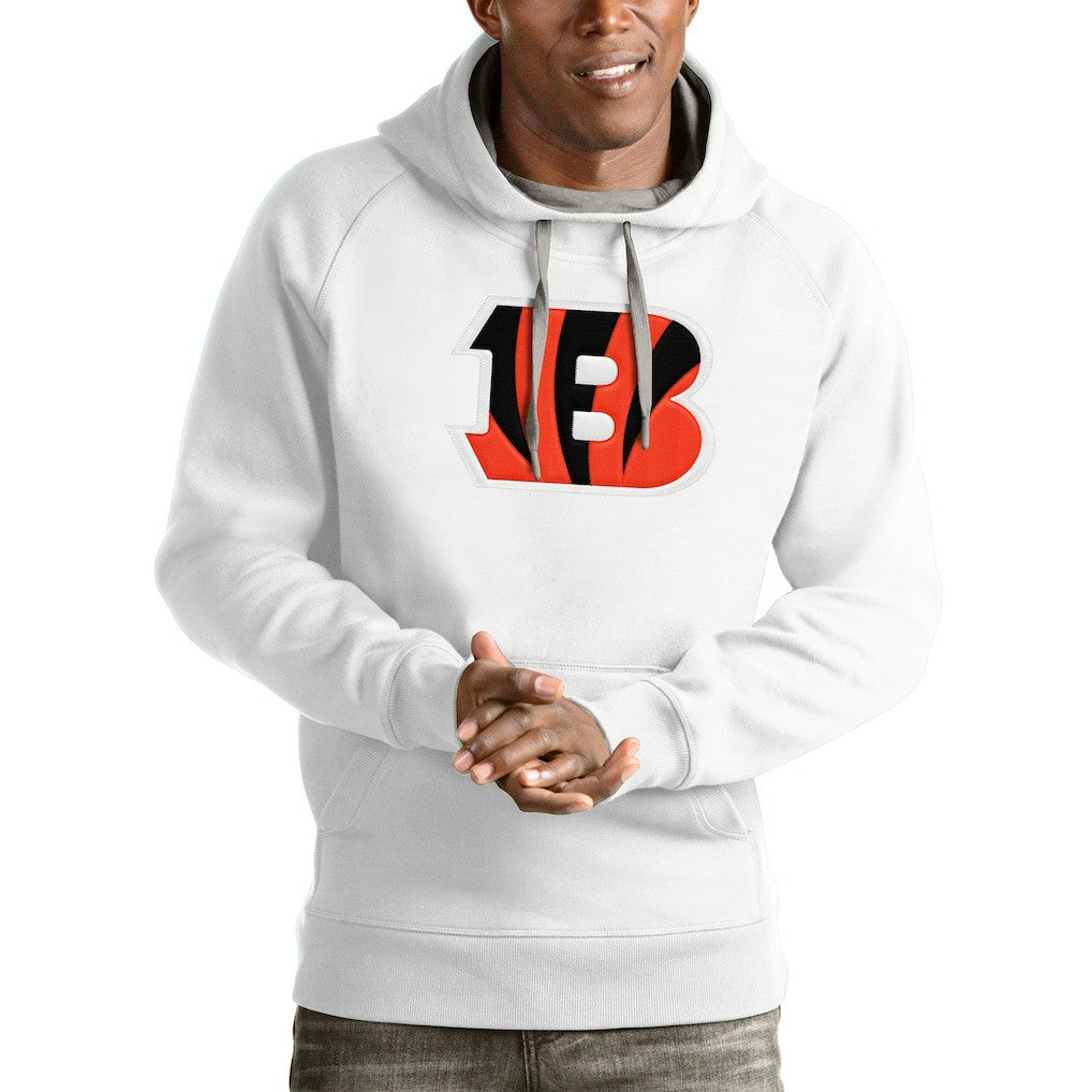 Cincinnati Bengals Antigua Victory Pullover Hoodie - White discount