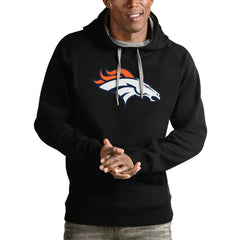 Denver Broncos Antigua Victory Pullover Hoodie - Black discount