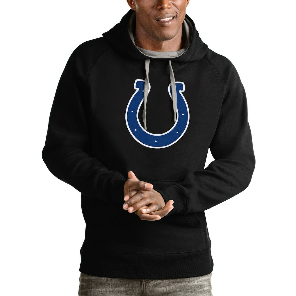 Indianapolis Colts Antigua Victory Pullover Hoodie - Black outlet