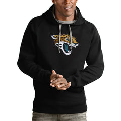 Jacksonville Jaguars Antigua Victory Pullover Hoodie - Black outlet