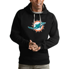 Miami Dolphins Antigua Victory Pullover Hoodie - Black online