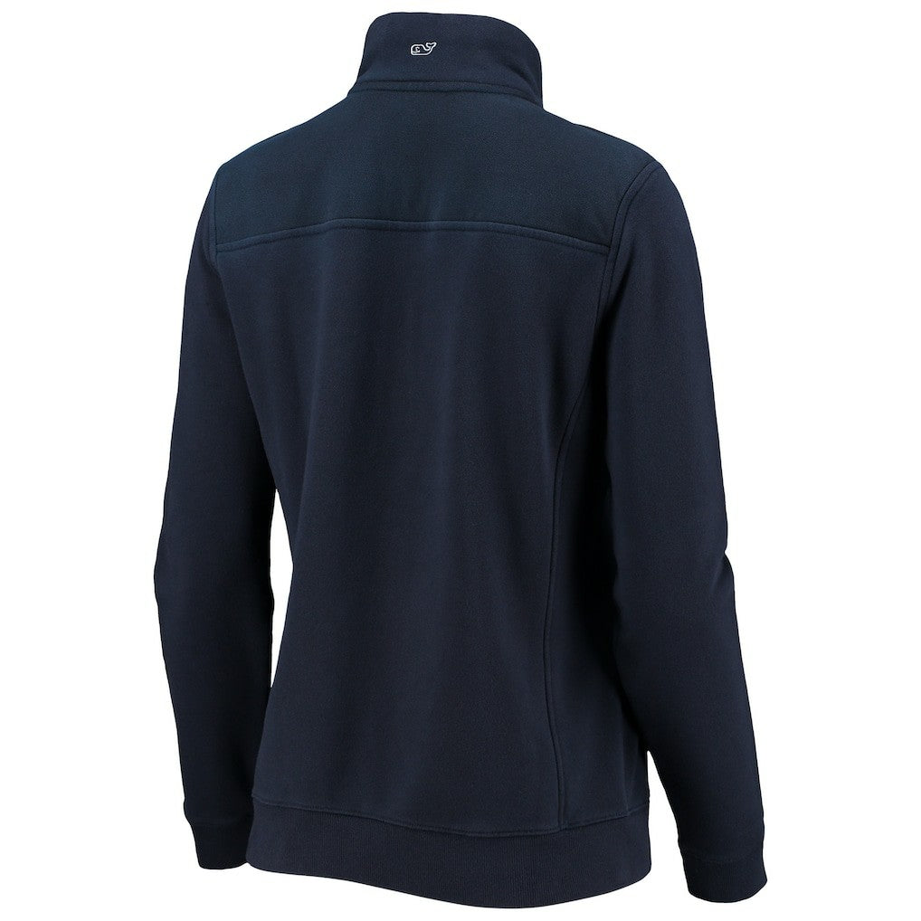 Dallas Cowboys Vineyard Vines Women's Shep Shirt Quarter-Zip Sweatshirt - Navy sale