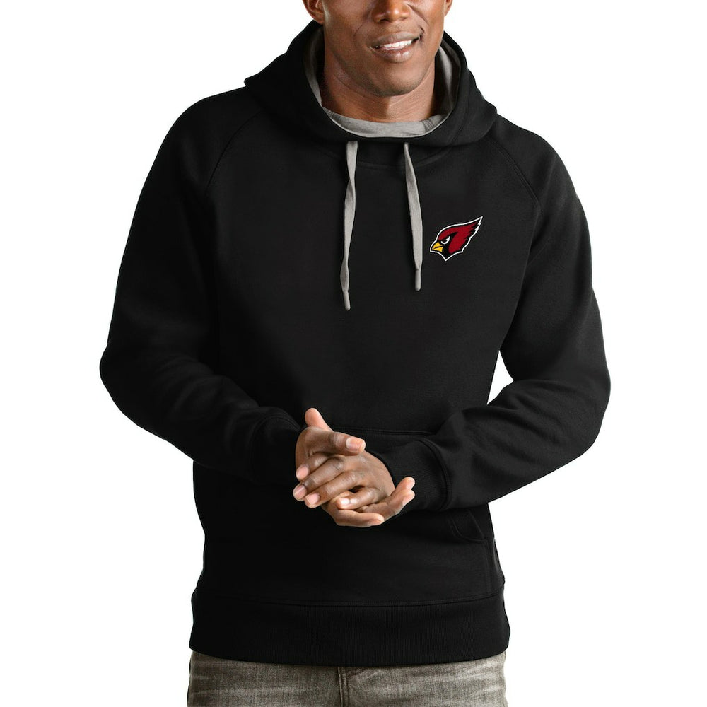 Arizona Cardinals Antigua Logo Victory Pullover Hoodie - Black outlet