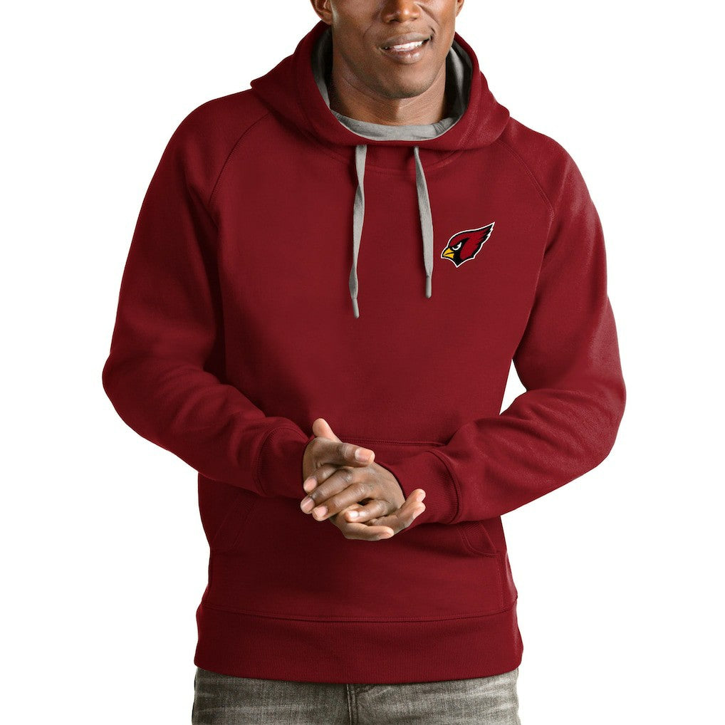Arizona Cardinals Antigua Logo Victory Pullover Hoodie - Cardinal discount