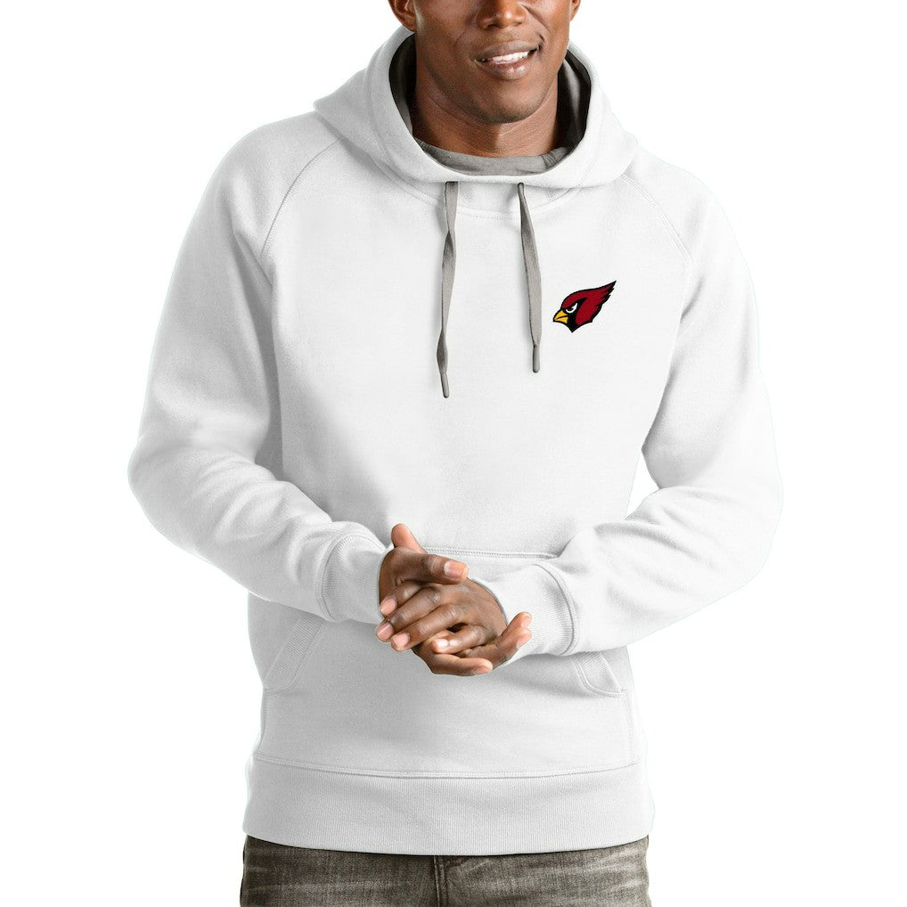 Arizona Cardinals Antigua Logo Victory Pullover Hoodie - White sale