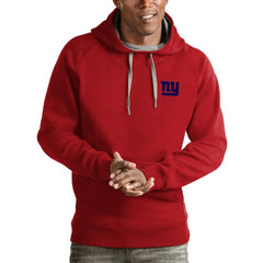New York Giants Antigua Logo Victory Pullover Hoodie - Red outlet