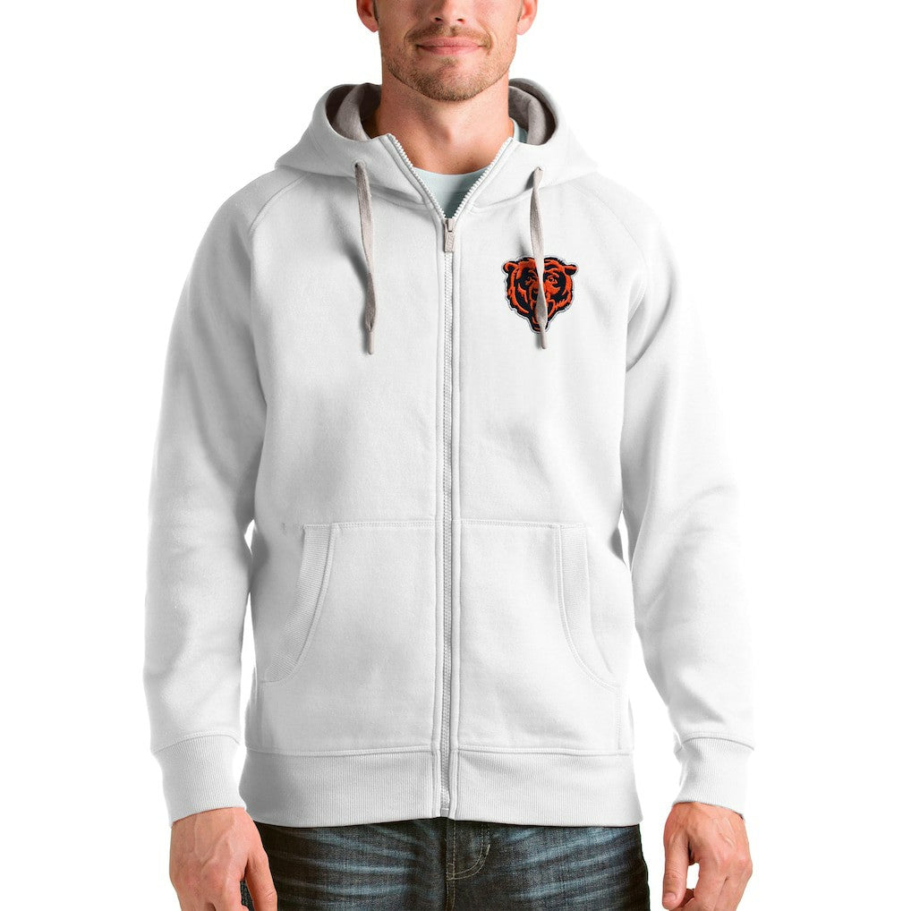 Chicago Bears Antigua Victory Full-Zip Hoodie - White outlet
