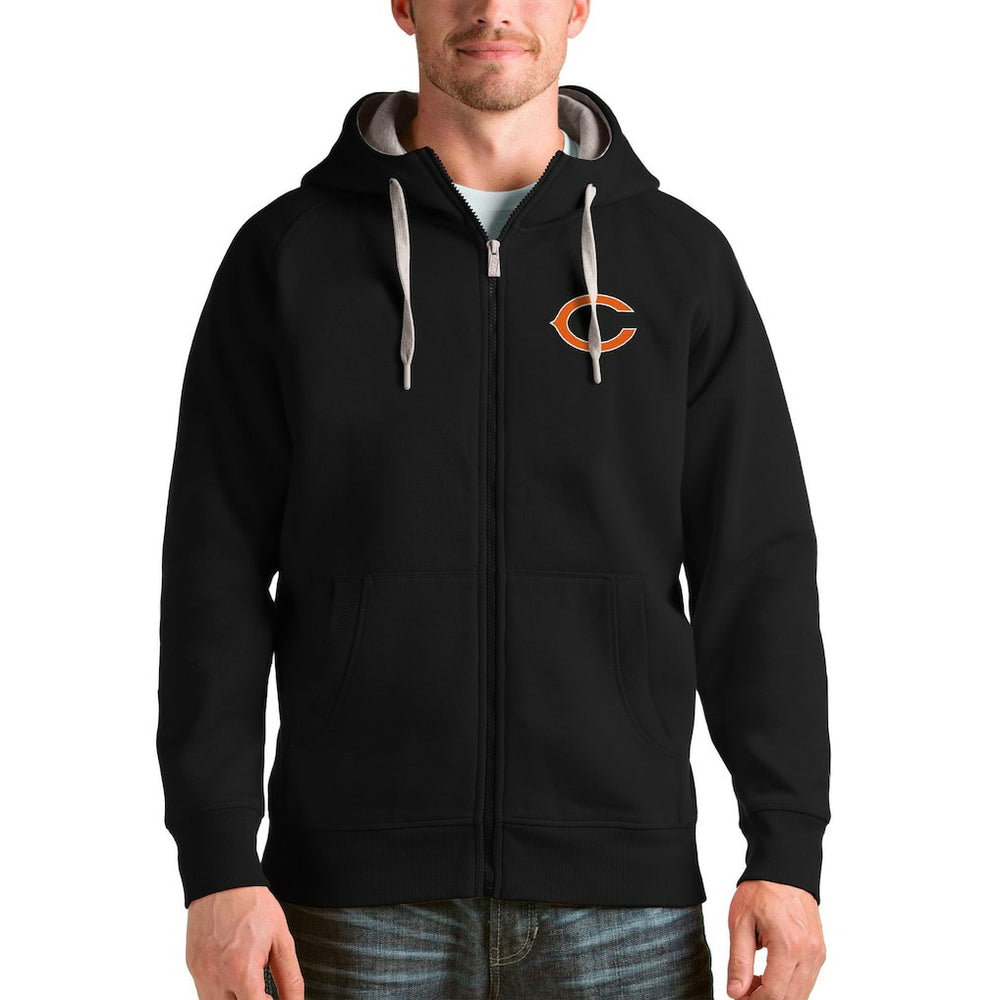 Chicago Bears Antigua Victory Full-Zip Hoodie - Black online