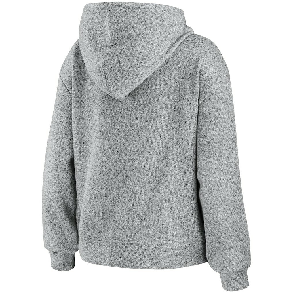 Carolina Panthers WEAR by Erin Andrews Women's Full-Zip Hoodie - Heathered Gray cheap