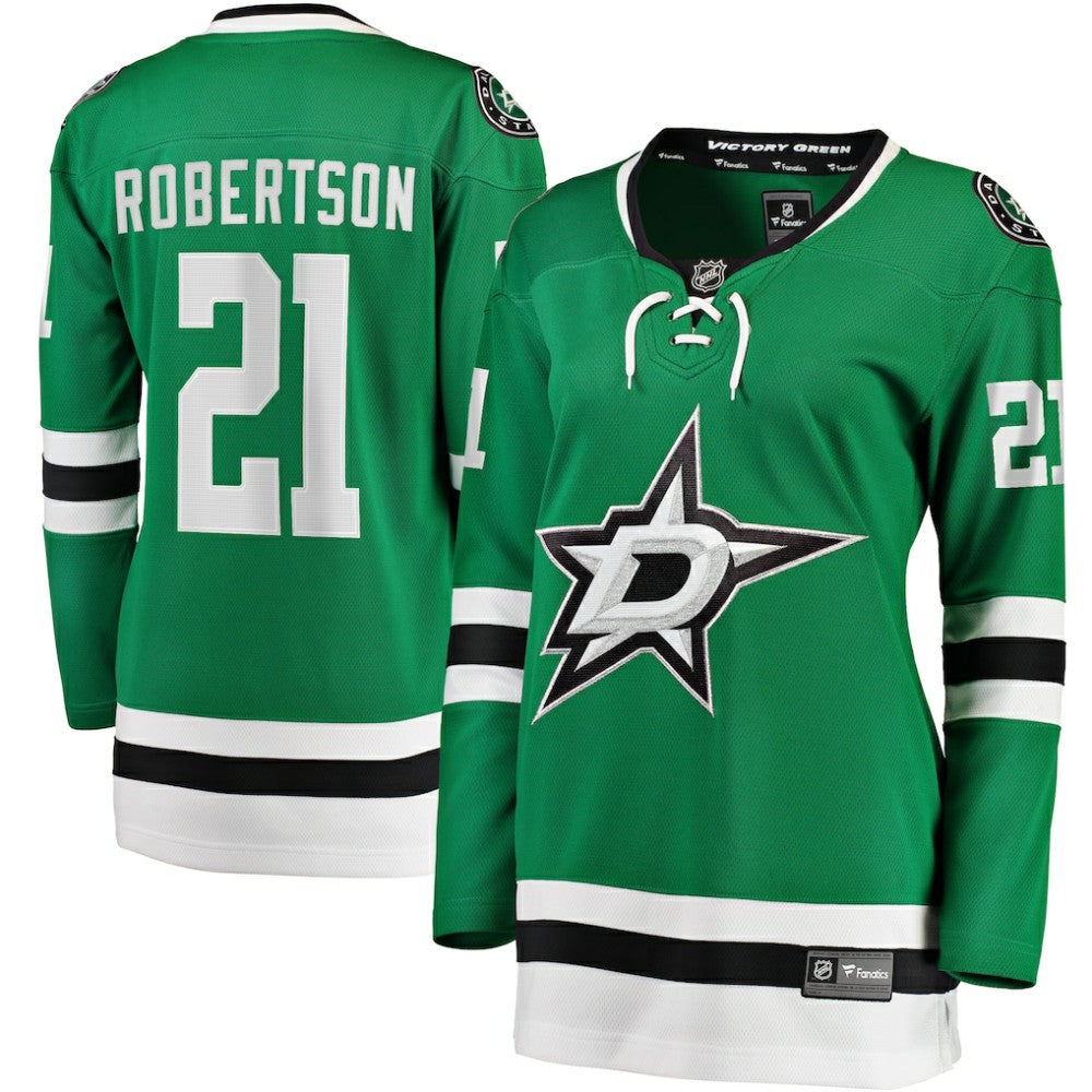 Jason Robertson Dallas Stars Fanatics Women's Home Breakaway Jersey Kelly Green
