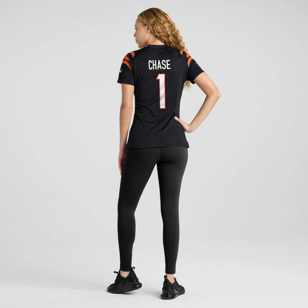 Ja'Marr Chase Cincinnati Bengals Women's Game Jersey - Black | Nike outlet