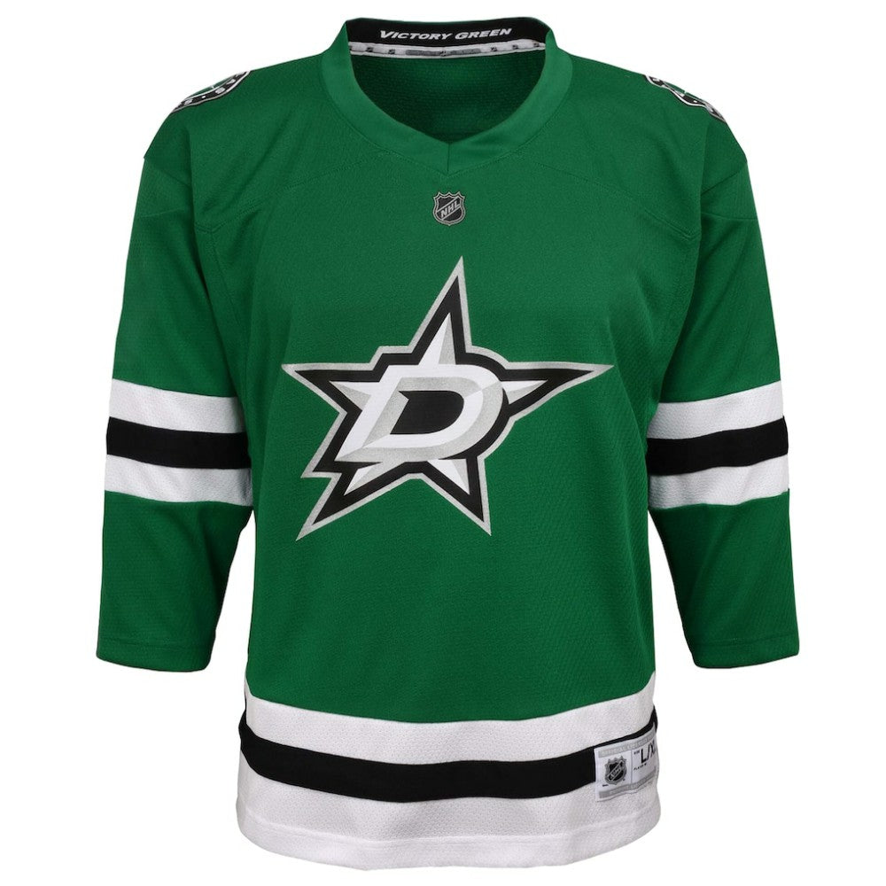 Dallas Stars Youth Home Replica Blank Jersey Green