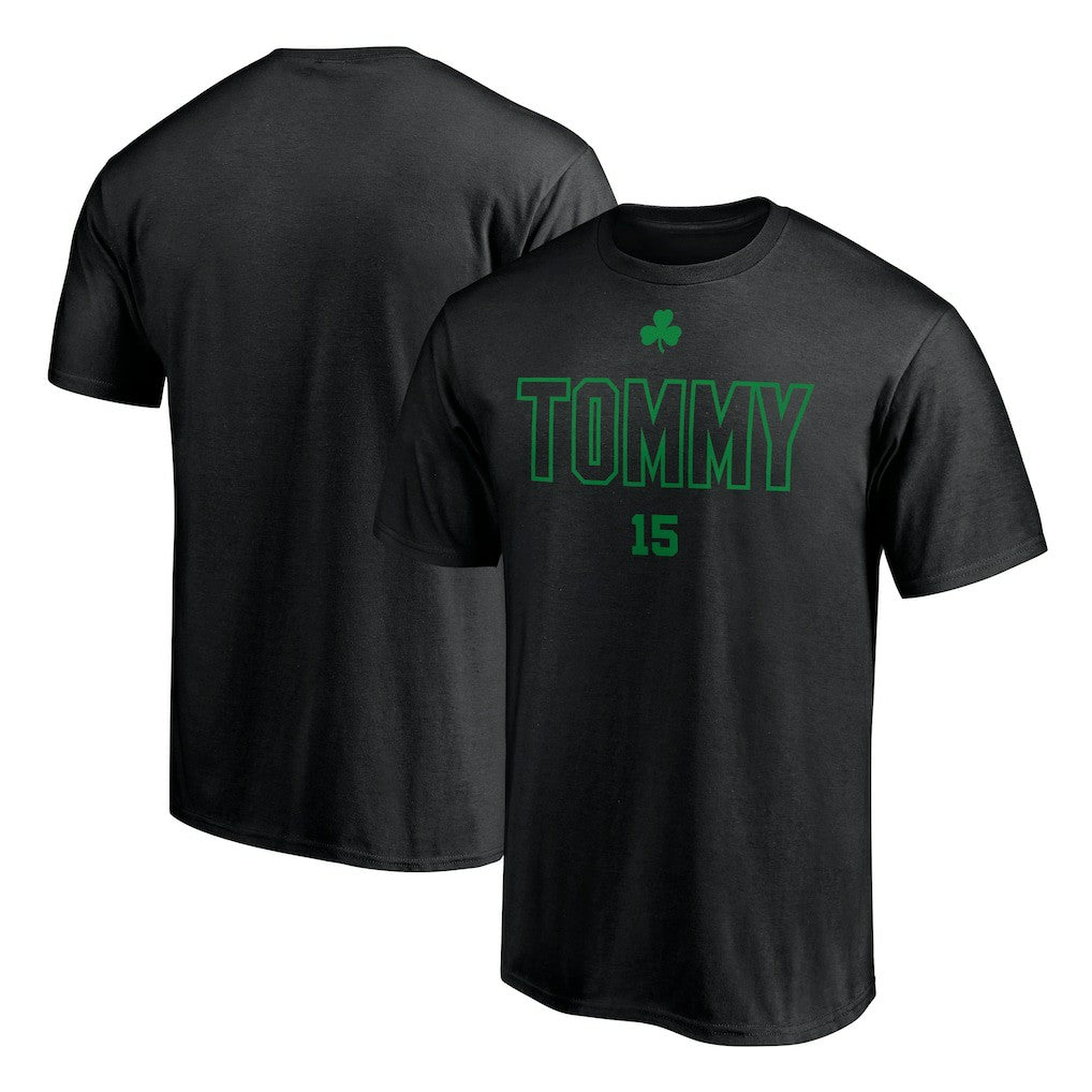 Tom Heinsohn Boston Celtics T-Shirt - Black shop