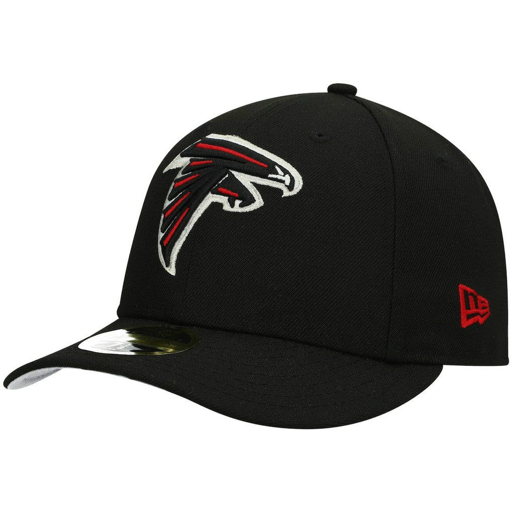 Atlanta Falcons New Era Omaha Low Profile 59FIFTY Fitted Hat - Black sale