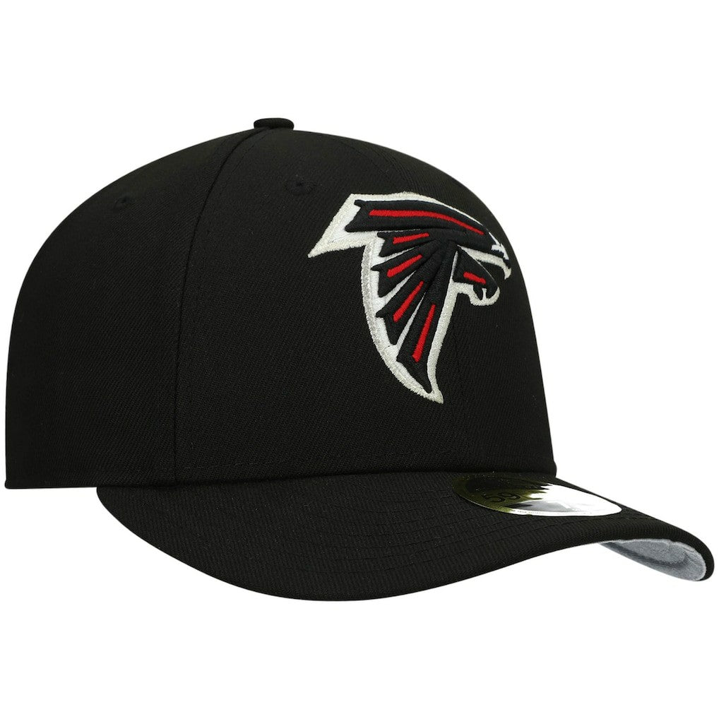 Atlanta Falcons New Era Omaha Low Profile 59FIFTY Fitted Hat - Black sale