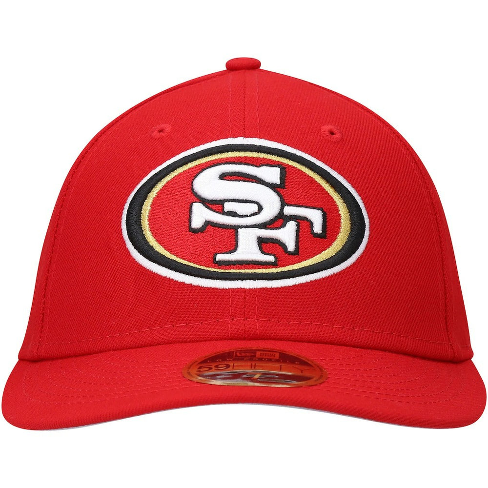 San Francisco 49ers New Era Omaha Low Profile 59FIFTY Fitted Hat - Scarlet for sale