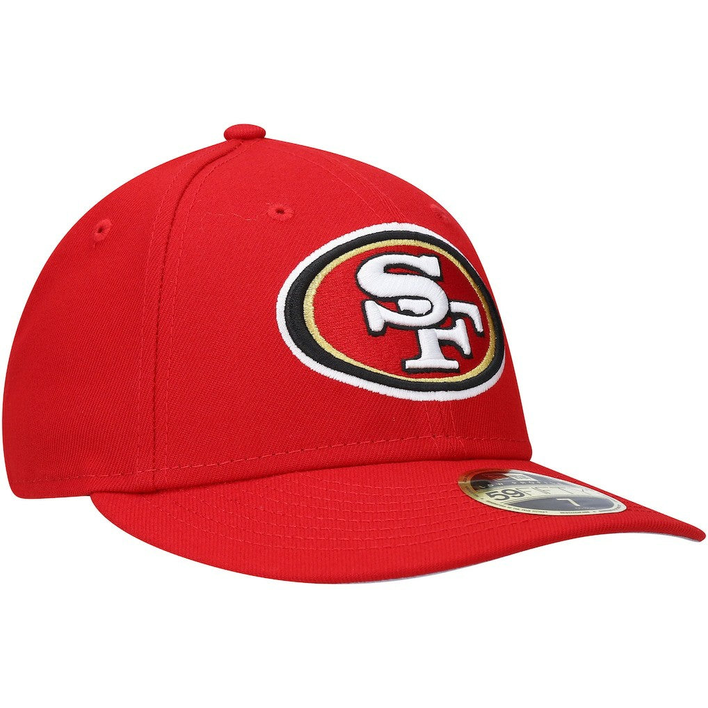 San Francisco 49ers New Era Omaha Low Profile 59FIFTY Fitted Hat - Scarlet for sale