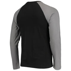 Las Vegas Raiders New Era League Raglan Long Sleeve T-Shirt - Black/Gray outlet