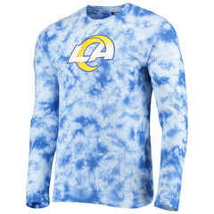 Los Angeles Rams New Era Tie-Dye Long Sleeve T-Shirt - Royal sale