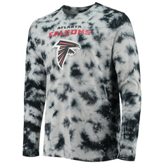 Atlanta Falcons New Era Tie-Dye Long Sleeve T-Shirt - Black on sale