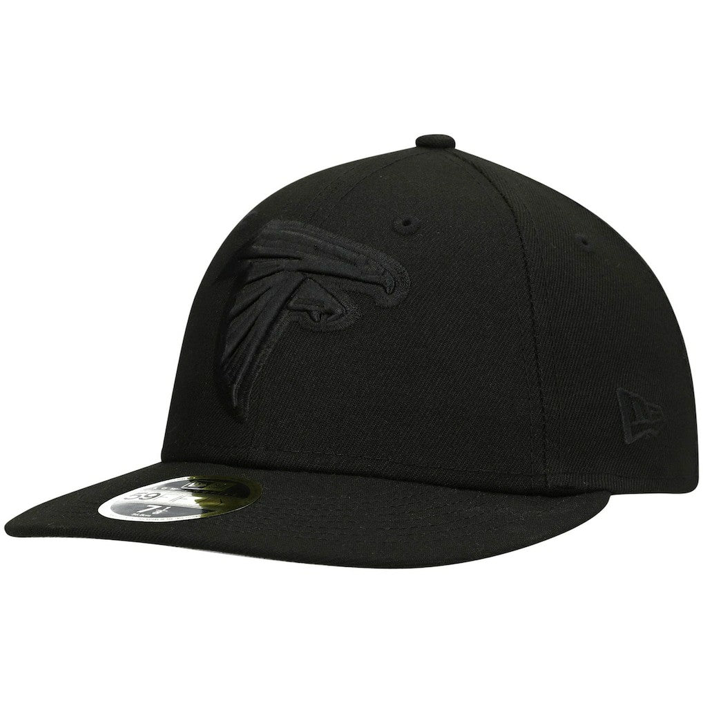Atlanta Falcons New Era Black on Black Low Profile 59FIFTY II Fitted Hat - Black online