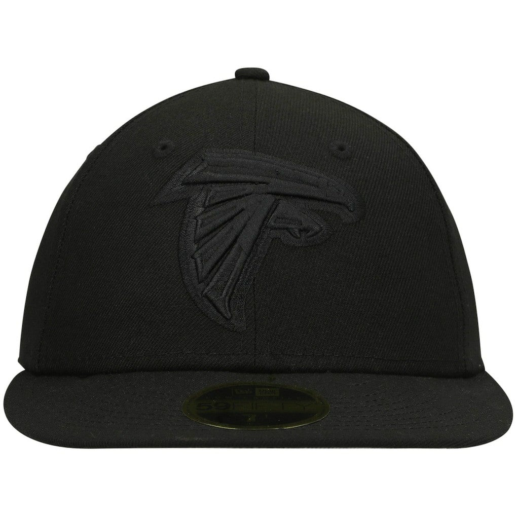 Atlanta Falcons New Era Black on Black Low Profile 59FIFTY II Fitted Hat - Black online