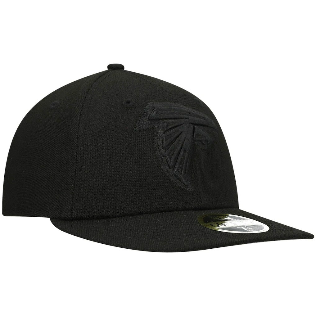 Atlanta Falcons New Era Black on Black Low Profile 59FIFTY II Fitted Hat - Black online