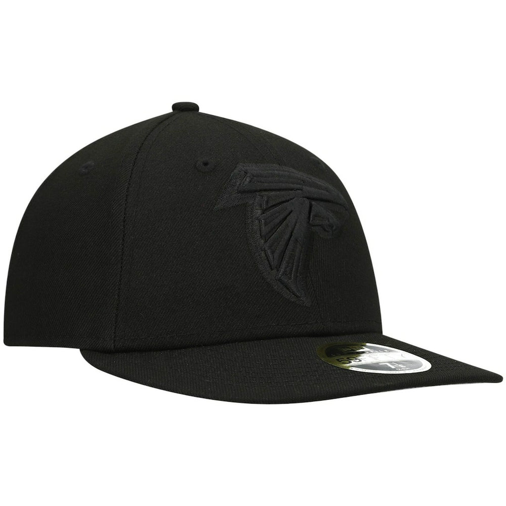 Atlanta Falcons New Era Black on Black Low Profile 59FIFTY II Fitted Hat - Black online