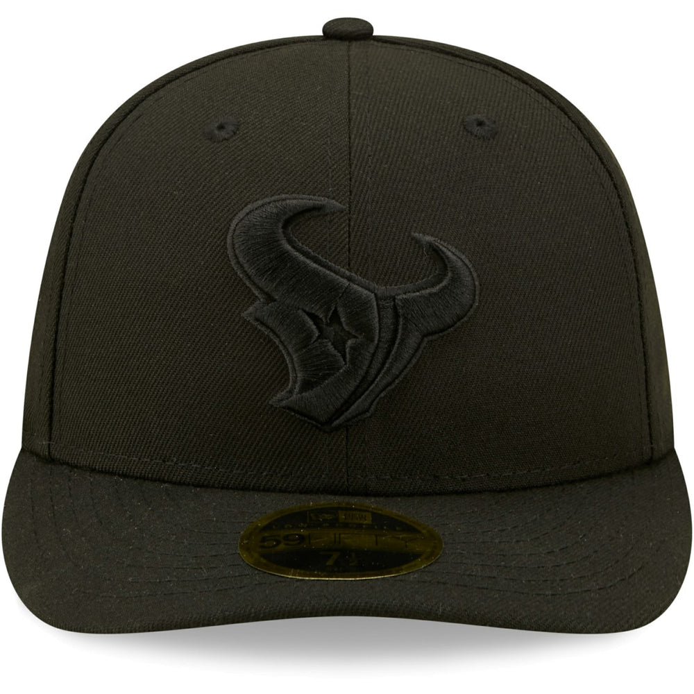 Houston Texans New Era Black on Black Low Profile 59FIFTY II Fitted Hat - Black online