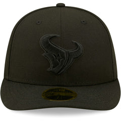 Houston Texans New Era Black on Black Low Profile 59FIFTY II Fitted Hat - Black online