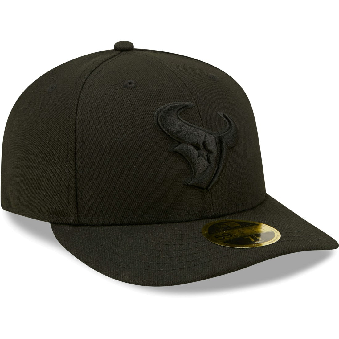 Houston Texans New Era Black on Black Low Profile 59FIFTY II Fitted Hat - Black online