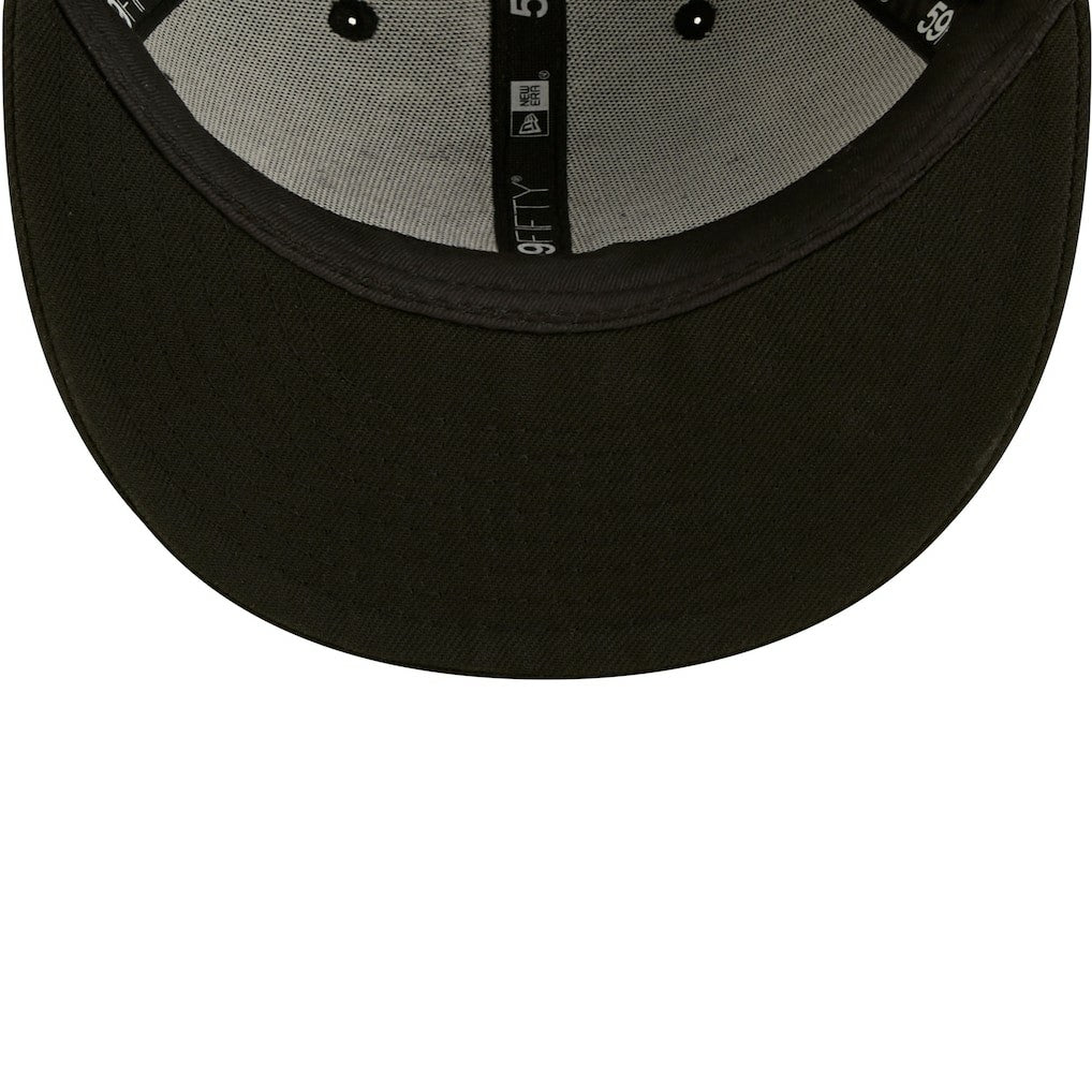 Jacksonville Jaguars New Era Black on Black Low Profile 59FIFTY II Fitted Hat - Black for sale