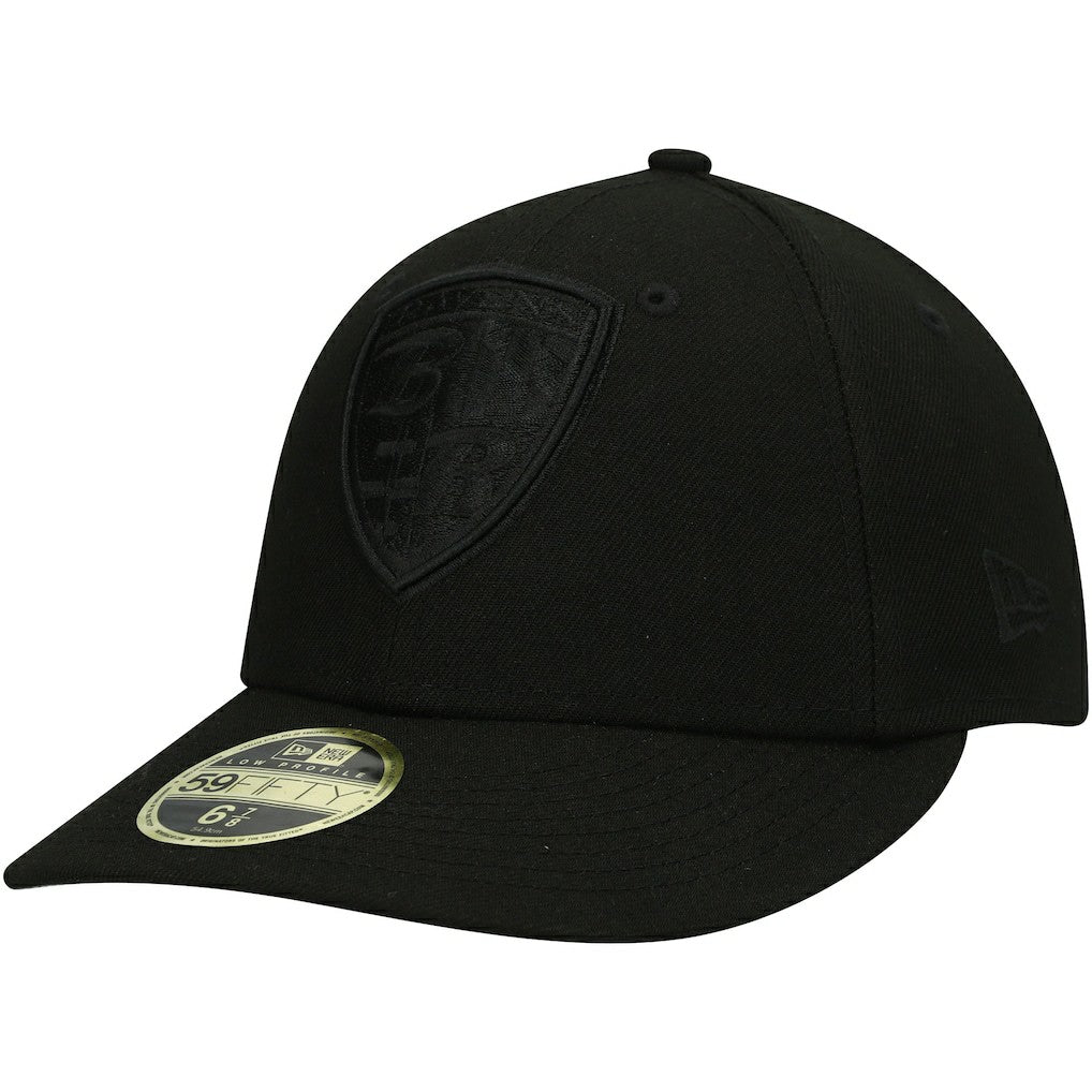 Baltimore Ravens New Era Black on Black Low Profile 59FIFTY II Fitted Hat - Black sale
