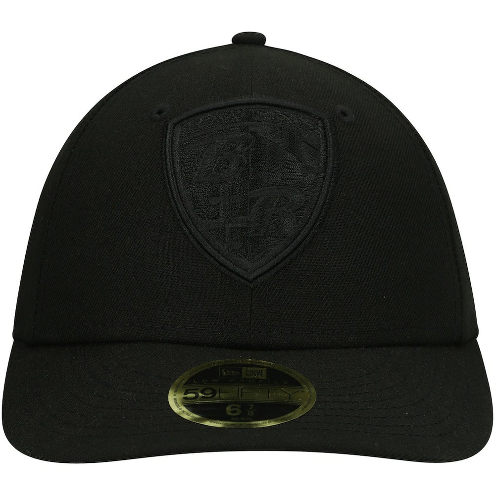 Baltimore Ravens New Era Black on Black Low Profile 59FIFTY II Fitted Hat - Black sale